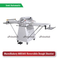 PrimeHub MurniBakery MBE603 - (Medium) Semi Auto Dough Sheeter Dough Roller - For Pastry Pizza  | Fo