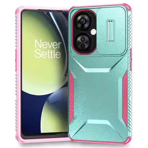 Case For OnePlus Nord CE 3 Lite 5G Covers NordCE3 Lite Military Antiskid Camera Lens Slide Cover One