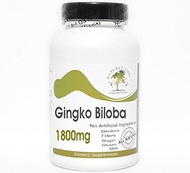 [USA]_Gingko Biloba 1800mg ~ 120 Capsules - No Additives ~ Naturetition Supplements