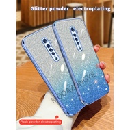 For OPPO Reno 2 Case Electroplating Soft Glitter TPU Cellphone Back Cover Luxury OPPO Reno2 Phone Casing