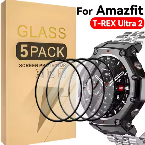 5-1pcs Flexible Pmma Composite Films for Amazfit T-REX Ultra 2 Full Coverage Watch Screen Protectors