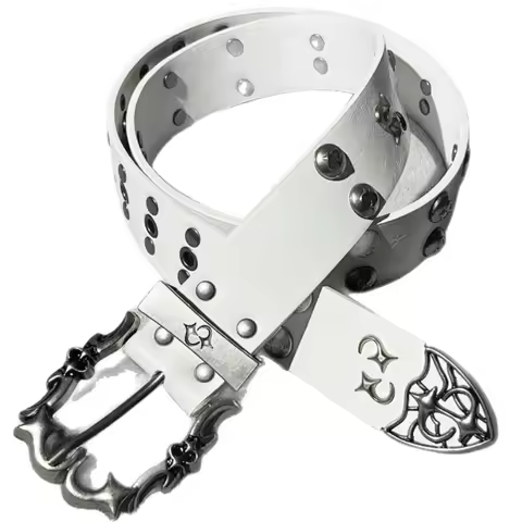 Belt Y2K Retro Men's Belt Punk Rock Y2K Style Fashion Personality Belt for Women Jeans, Dresses Casu