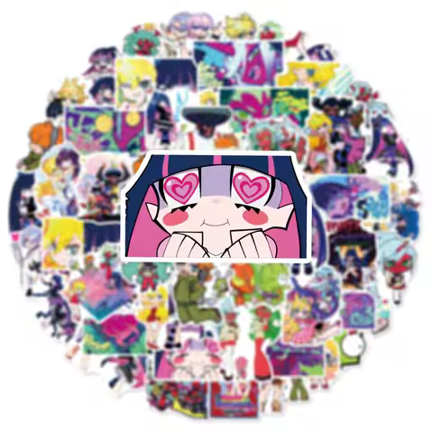 10/30/60PCS New Panty Stocking With Garterbelt Anime Cartoon Stickers Toys Decals DIY Skateboard Pho