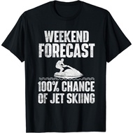 Weekend Forecast Jet Skiing - Jet Ski Lover Vacation Gift Unisex T-Shirt