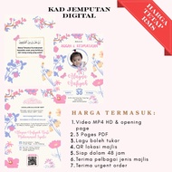 Kad Jemputan Digital Murah | Video E-Card Invitation Birthday, Aqiqah, Cukur Jambul | Siap Cepat & E