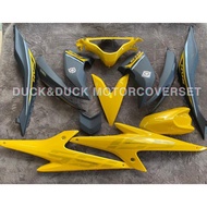 NVX ORIGINAL HLY SET&STICKER YELLOW GREY MOTOR COVER SET