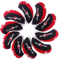 Wilson Staff Golf Iron Club Cover Club Head Cover Club Cap Cover Club Cover 10 Pieces Set