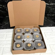 kotak kardus hamper dessert cup pudding thinwall 150ml muat 9 -VV25255