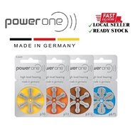 Power One Hearing Aid Battery 1.45V (6pcs per card) - PR44 (675)/PR48 (13)/PR536 (10)/PR41 (312)