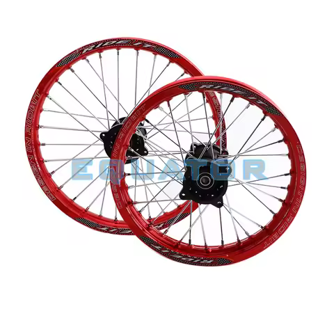 12mm/15mm Front 1.60x17" & Rear 1.85x14" Aluminum Alloy Wheel Set For 150cc/160cc Dirt Pit Bike (14/