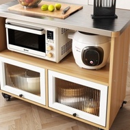 Door Table-Board Stainless Steel Dustproof Kitchen Cabinet Storage