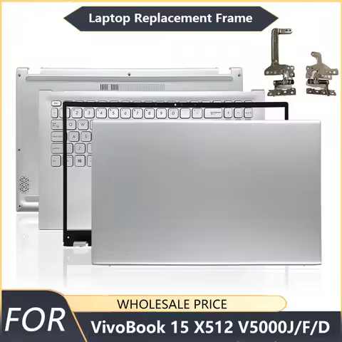 NEW For ASUS VivoBook 15 X512 V5000J V5000F V5000D Laptop LCD Back Cover Front Bezel Palmrest Bottom