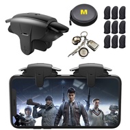 13 in 1 Mobile Phone Pulse Shooting Triggers, 30 Shots per Second Auto High Frequency Fast Click Gaming Controllers for PUBG/Fortnite/Call of Duty/Rules of Survival, Compatible for Android Phones and iPhones