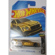 Hotwheels 2018 Bentley Continental GT3 Gold 25Q