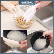 【Johor Stock】Multipurpose Rice Washing Spoon Bean Drainer Filter Cleaning Kitchen Tool Sudu Pencuci Beras Nasi 多功能洗米勺沥水器