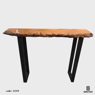 A319. Chengal Emas Solid Wood Bar Table / Console Table