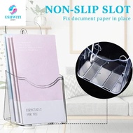 MLINX A6 Brochure Holder, Countertop Clear Pamphlet Holder, Convenient High Quality Acrylic Portable