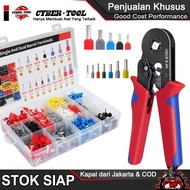 1200pcs Ferrule AWG 22-7 Cable Terminal Kit with Insulation Crimping Pliers