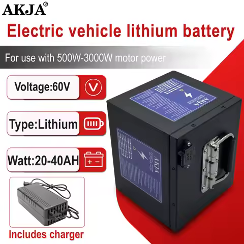 60V 18650 Rechargeable Battery 20‑50AH 40AH BMS Overcharge Over‑discharge Long Cycle Life