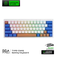 EGA คีย์บอร์ดเกมมิ่ง TYPE CMK6 Bluetooth/Wireless/Wired RGB Spectrum ขนาด 60% เปลี่ยนสวิตช์ได้ สินค้
