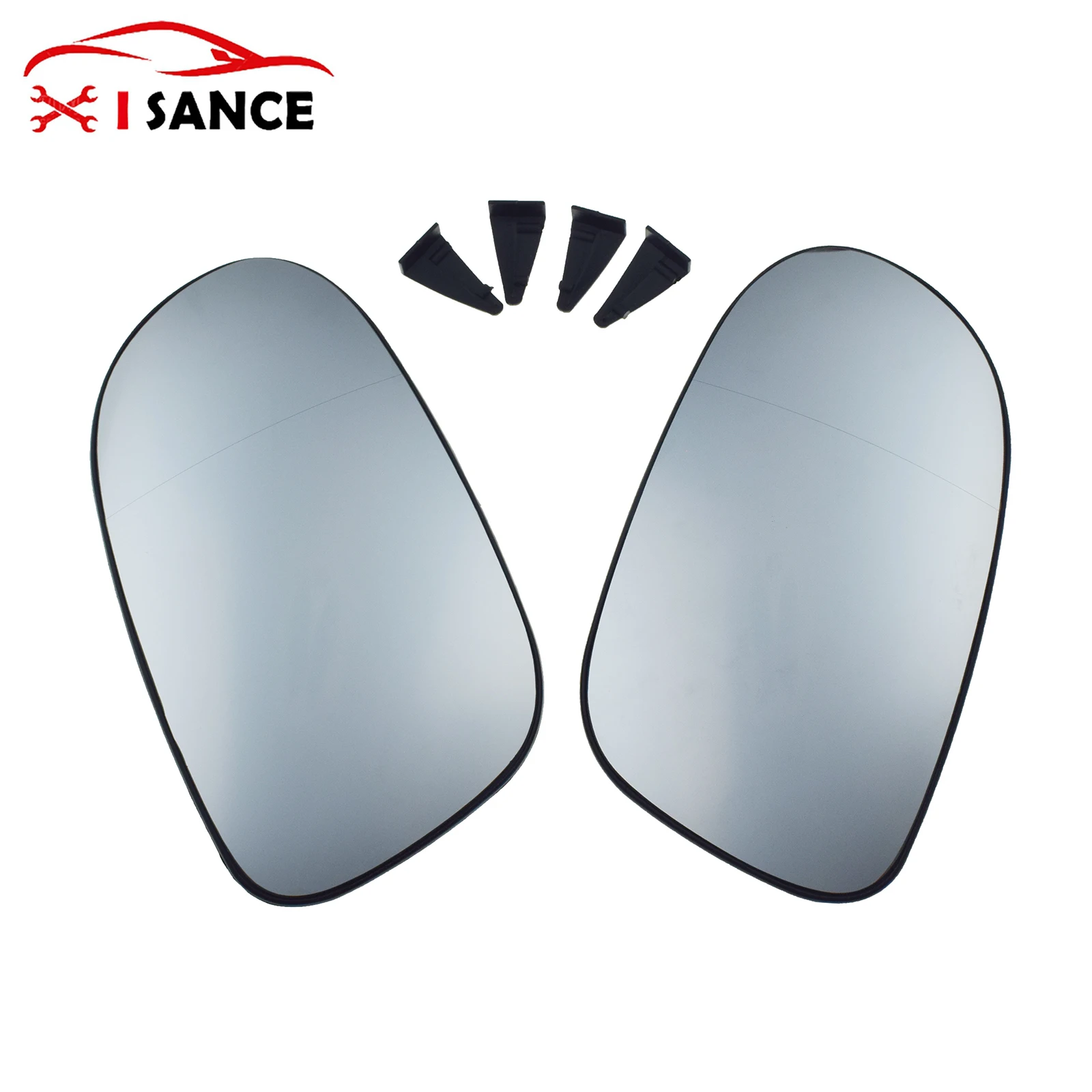 【Popular Categories】 ISANCE Car Left / Right Heated Mirror Glass B66818421 B66818420 For Mercedes SL