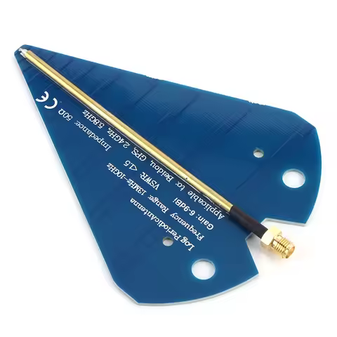 1300MHz-10GHz Mini Log Periodic Antenna 6-9dB Gain High Gain Antenna Horizontal/Vertical Polarizatio