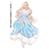 灰姑娘 - 公主 (3colors) 女孩貼紙 (honne market) blackracoon