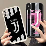 GK-34 FCJUVENTUS LOGO Black and white silicone Casing for Redmi Note 6A 7 9A 9T Pro