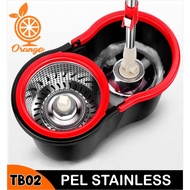 OMG Spin mop 360 rotated alat pel lantai Mop murah kain pel Alat Pembersih Praktis Pel-pelan Otomati