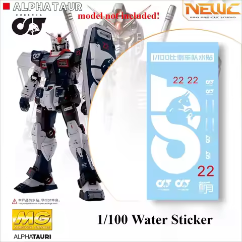 NewC Decal for RX-78-2 PG1/60 MG1/100 RG1/144 Alphatauri's Water Stickers Hobby DIY Tools