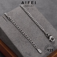 AIFEI JEWELRY Hop For Accessories Chain 925 Rantai Perak Korean Sterling Original Women Necklace Silver Hip Leher Retro Pendant Perempuan 純銀項鏈 N11