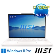 (送:500G固態行動碟)msi微星 Prestige 13Evo A12M-228TW 13.3吋 創作者筆電 (i7-1280P/32G/1T SSD/Win11Pro)