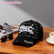 [Y] Spring Baseball Cap 3D Embroidered Outdoor Sun Hat BAT Patch Unisex Y