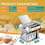 Pembuat Pasta Listrik Gilingan Mie Listrik Noodle Maker Mesin Giling Adonan Pasta Spaghetti Roller M