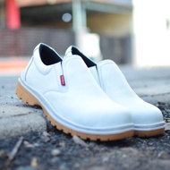 King Shoes Skn White Safety Shoes, Quality Genuine Cow Leather Shoes