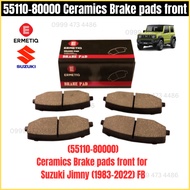 ERMETIQ (55110-80000) Ceramics Brake pads front for Suzuki Jimny (1983-2022) FB