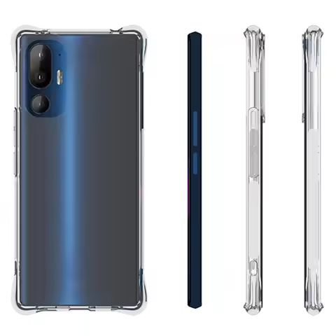 Shockproof Case for HTC U24 HTCU24 Pro 5G Clear Airbag Silicone TPU Back Cover Soft Phone Case for H