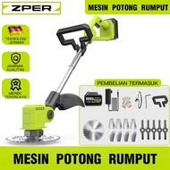 ZPER Mesin Potong Rumput Pemotong Rumput Listrik Pemangkas Rumput dengan Baterai ZP003