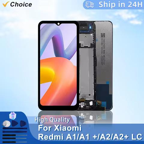 IPS For Xiaomi Redmi A1 LCD A2 Display 220733SI 23028RN4DG Touch Screen Digitizer For Redmi A1+ LCD 