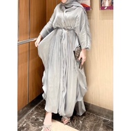 (Storefront Move) FREYA SHIMMER KAFTAN | Kaftan dress abaya premium shimmer lebaran