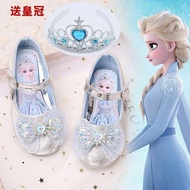 kasut perempuan kasut raya kasut perempuan heels Girls High Heels Spring Autumn New Style Elsa Princ