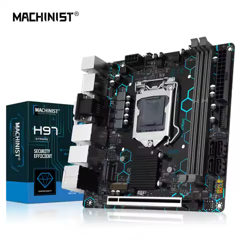 MACHINIST H97 STRONG Motherboard support Intel Core i7/i5/i3/E3 LGA1150 CPU DDR3 RAM VGA/HDMI/DP/COM