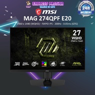 MSI MAG 274QPF E20 27-inch WQHD Rapid IPS Gaming Monitor - 200Hz, Flat