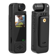 Portable Recorder with Screen 4K HD Handheld Sports Mini Camera Back Clip Infrared Night Vision Camc