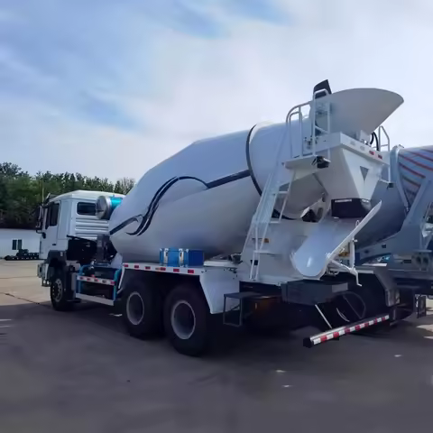 6x4 10M3 Concrete Mixer Truck 380HP New Self-loading Cement Mixer Trucks for Sale