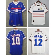 AAA [New Style] Retro French Football Shirt 98 Zidane 1998 From France CY2D&&&*-***