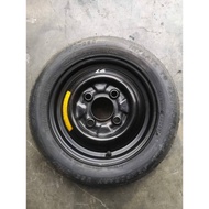 🇯🇵🇯🇵 Perodua Kancil Mira Spare Tyre 12 Inch 4H PCD110 3JJ ( 105/90/D12 ) / Tayar Spare / Spare Tire