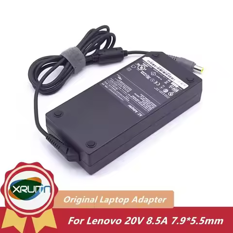 New Genuine 45N0115 20V 8.5A 170W AC Power Adapter for LENOVO ThinkPad W520 W530 Laptop Charger ROUN