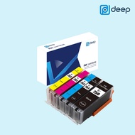 Deep PGI-750 CLI-751 Black Cyan Magenta Yellow Grey Ink for PIXMA IP7270 IP8770 IX6770 IX6870 MG5470