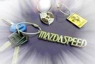 [[瘋馬車舖]] MAZDASPEED不鏽鋼鋼索鑰匙圈 ~ 質感優 個性部品
